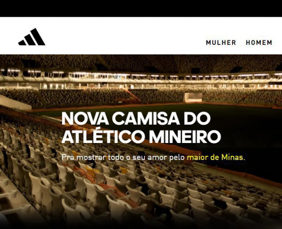 Adidas gerou polêmica ao classificar Atlético-MG como 'maior de Minas Gerais'