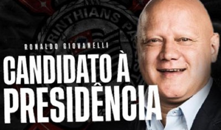 Ronaldo Giovanelli é candidato à presidência do Corinthians