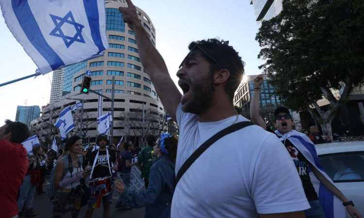 manifestações em Israel