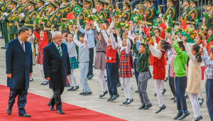 Presidente da República, Luiz Inácio Lula da Silva, e presidente da República Popular da China, Xi Jinping