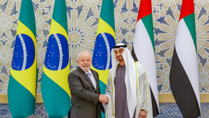 Lula e presidente dos Emirados Árabes Unidos