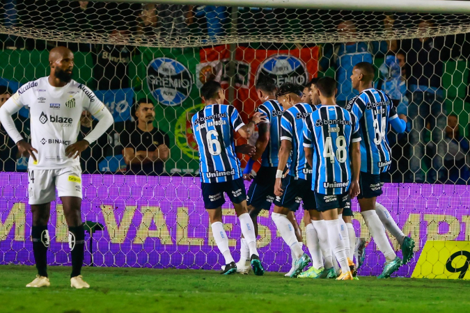 Grêmio venceu o Santos na primeira rodada do Brasileirão 2023