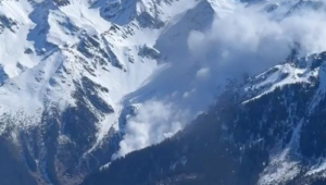 avalanche nos alpes franceses