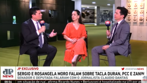 Entrevista exclusiva de Sergio e Rosângela Moro à Jovem Pan News