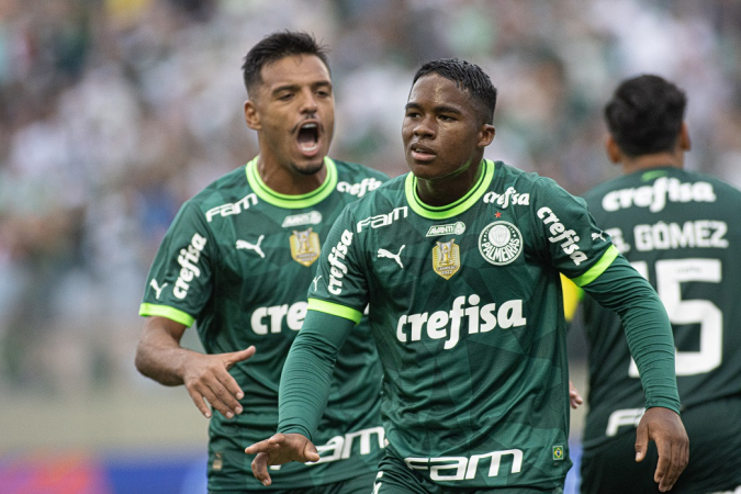 Endrick marcou na derrota do Palmeiras para o Água Santa