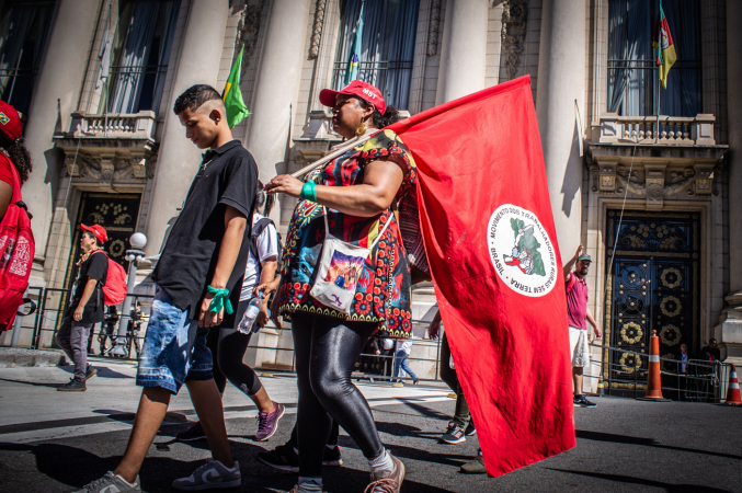 Manifestação dos sem-terra