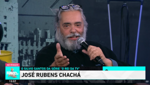 José Rubens Chachá no estúdio do programa Pânico