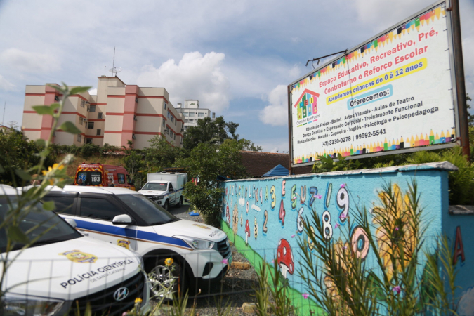 Creche onde houve ataque em Blumenau passa por reforma antes de retorno às  aulas; FOTOS, Santa Catarina