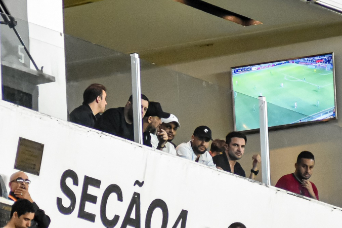 Neymar na Vila Belmiro