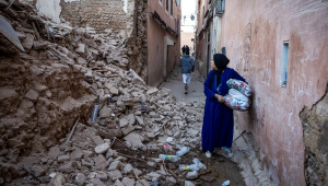 Prédios foram atingidos por terremoto na Cidade antiga de Marrakesh, no Marrocos