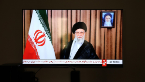 A emissora estatal iraniana (IRIB) transmitiu uma mensagem do líder supremo do Irã, aiatolá Ali Khamenei, à nação
