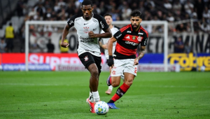 Corinthians não aproveita jogador a mais e fica no empate em 1 a 1 com o Flamengo