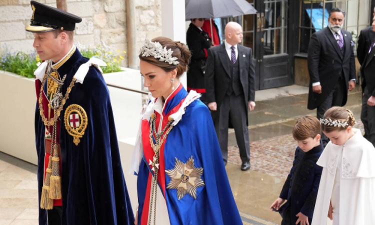 Kate Middleton na coroação de rei Charles III