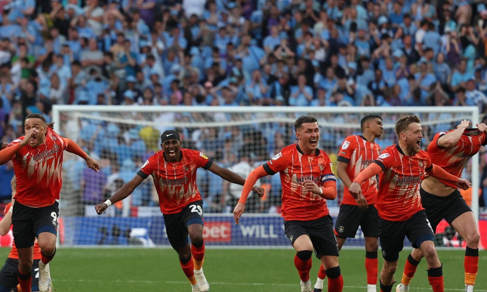 Manchester City sofre primeira derrota em Inglaterra, Luton Town