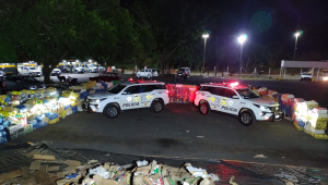 Polícia Rodoviária intercepta careeta com 12,6 toneladas de drogas