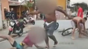 Homem foi espancado por moradores no Guarujá
