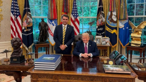 flavio bolsonaro e trump