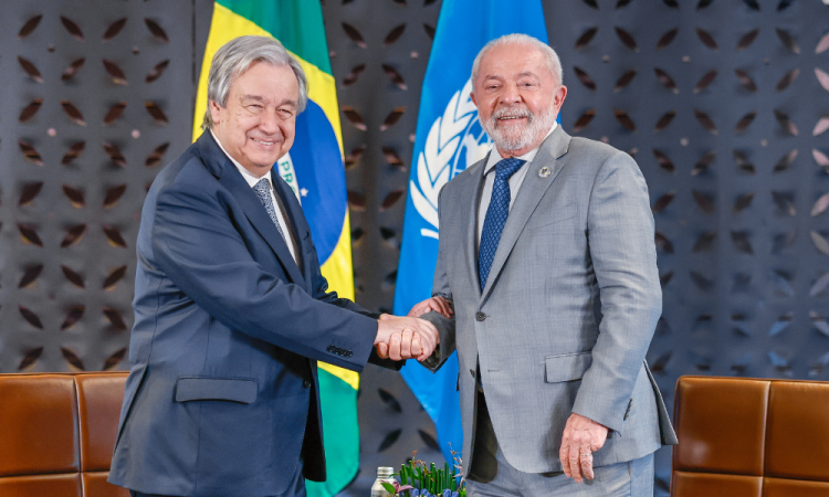 Lula e António Guterres