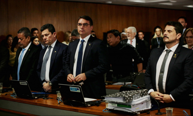 Flávio Bolsonaro, Sergio Moro, Marcos do Val