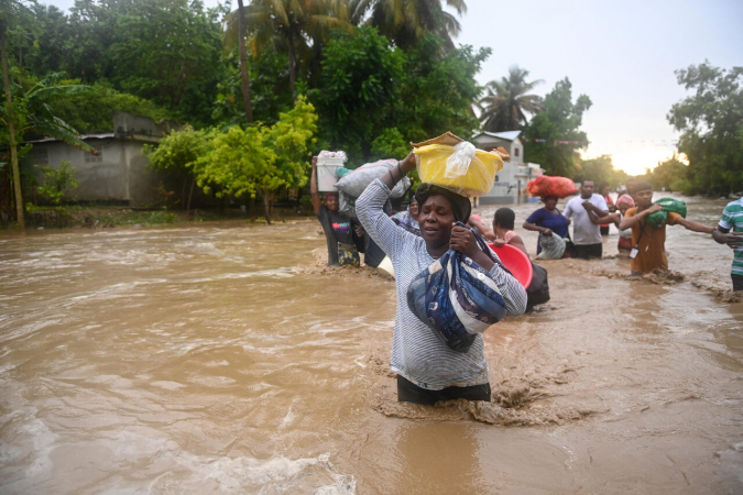 enchente no haiti