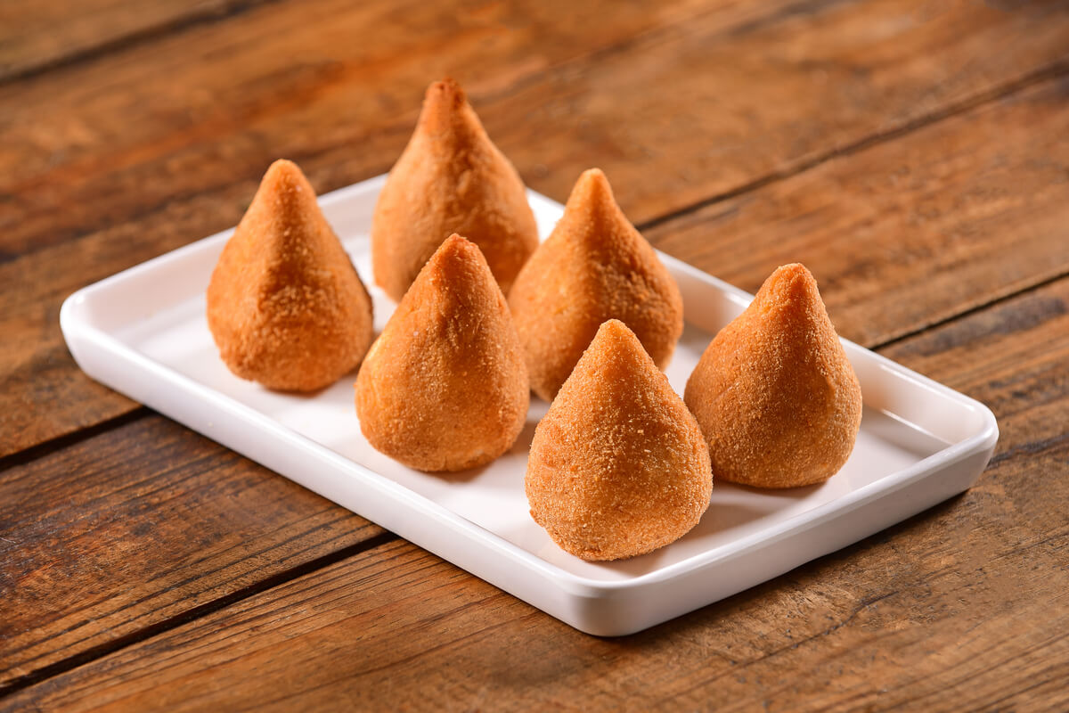 Coxinha de batata-doce 