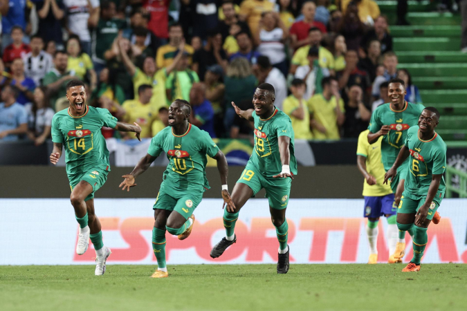 Senegal venceu o Brasil por 3 a 2 em amistoso