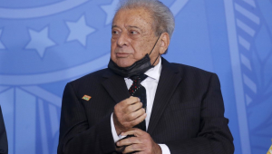 ex-ministro da Agricultura Alysson Paolinelli durante anúncio do Plano Safra 2021/2022, no Palácio do Planalto, em Brasília