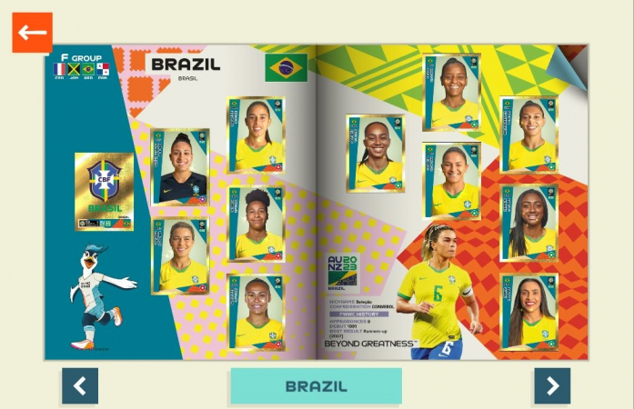 Álbum Virtual Da Copa Do Mundo Feminina Faz Sucesso Com área Para Troca De Figurinhas E Grupo De