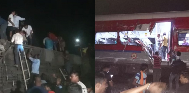Colisão de trens na Índia deixa mais de 200 mortos e 900 feridos