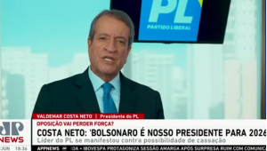 Valdemar Costa neto defende Bolsonaro