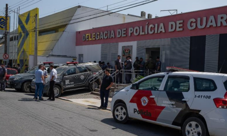 Fachada da Delegacia de Guararema