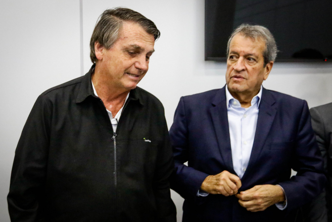 Jair Bolsonaro e Valdemar Costa Neto