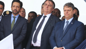 Ricardo Nunes,, Jair Bolsonaro e Tarcísio