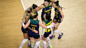 Seleção brasileira feminina de vôlei venceu a Itália na Liga das Nações