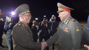Ministro da defesa russo na Coreia do Norte
