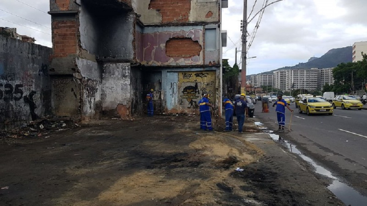 Demolição de favela