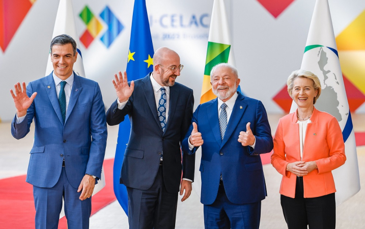 Presidente da República, Luiz Inácio Lula da Silva, durante sessão de abertura da III Cúpula CELAC-UE.