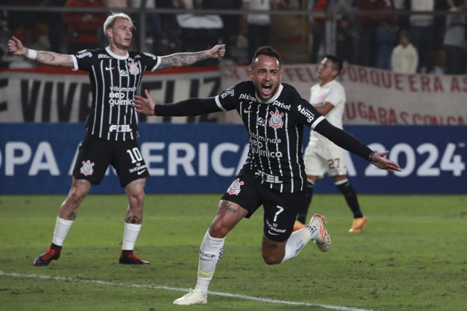 CapCut_Corinthians vence Universitario - Sul-Americana