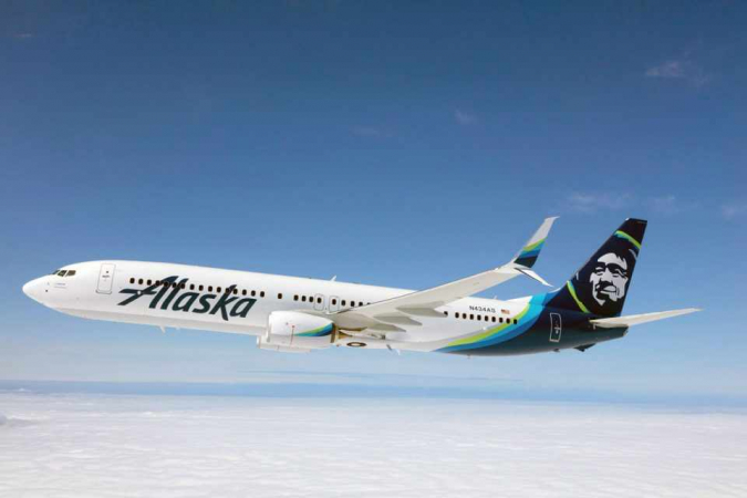avião do Alaska Airlines