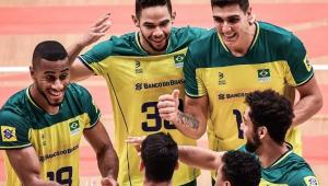 Seleção brasileira de vôlei perdeu para a Polônia