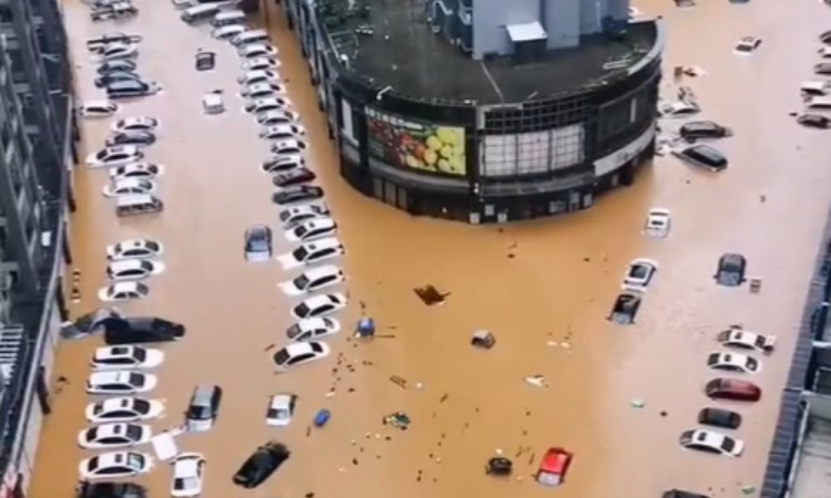 enchente na china