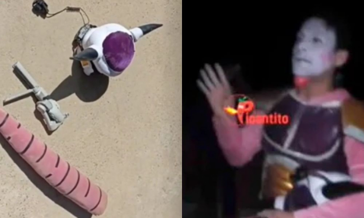 Tiktoker disfarçado de “Freeza” é confundido com o Diabo e quase é