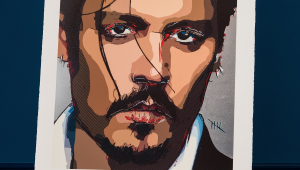 Johnny Depp autorretrato