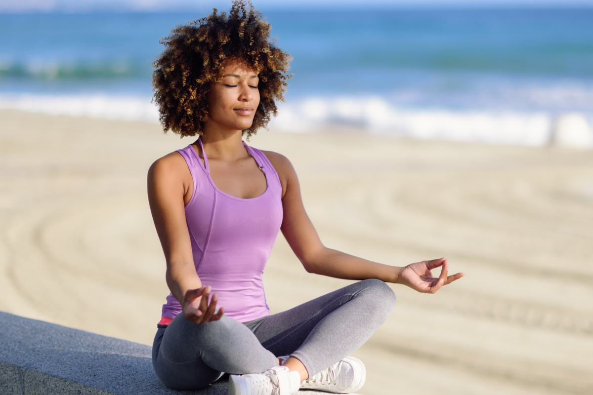 A meditação coloca corpo e mente em equilíbrio 