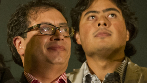 Nicolás Petro e Gustavo Petro