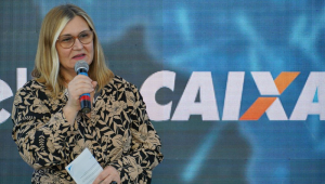 A presidente da Caixa, Rita Serrano