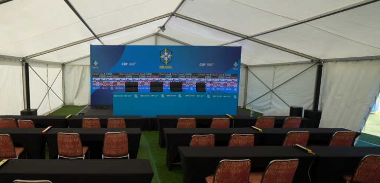 Sala de imprensa será utilizada pela técnica Pia Sundhage e por jogadoras da seleção feminina