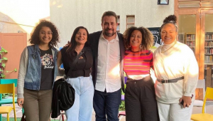 Vereadoras da Bancada Feminista do Psol em encontro com o deputado federal Guilherme Boulos