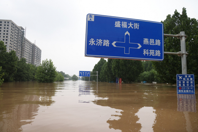 chuvas intensas na china