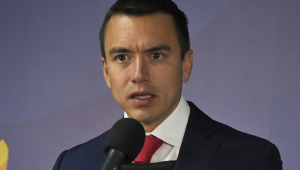 Daniel Noboa, candidato à presidência no Equador
